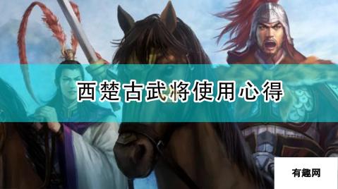 三国志14：威力加强版：西楚古武将使用心得 实战攻略