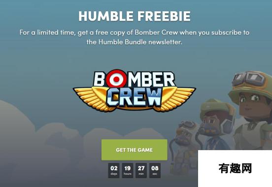 HumbleBundle免费赠送好评模拟游戏《轰炸机小队》