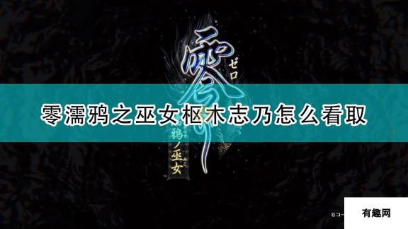 零-濡鸦之巫女枢木志乃看取方法推荐-探索神秘巫女世界